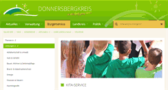 Desktop Screenshot of kita-service.donnersberg.de